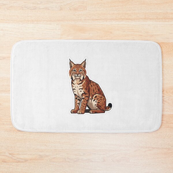 Item preview, Majestic Wild Bobcat Portrait Vector Illustration designed and sold by Owcomm.