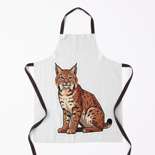 Item preview, Majestic Wild Bobcat Portrait Vector Illustration designed and sold by Owcomm.