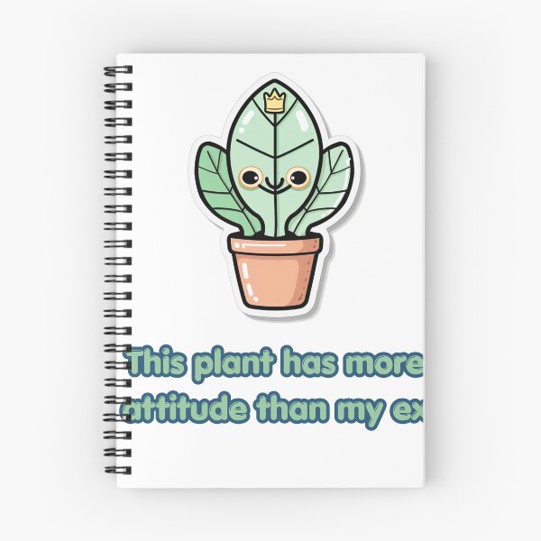 Item preview, More Attitude Than My Ex Funny Plant Design designed and sold by FashionDollQtr.