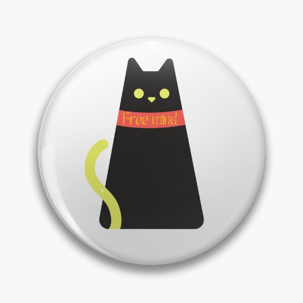 Item preview, Black Cat Free Mind  designed and sold by StylishDecor.