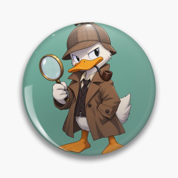 Item preview, Patotective Duck Detective Investigator Duck animal cartoon designed and sold by ShidoArt.