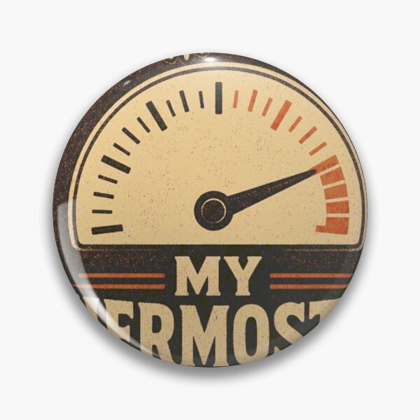 Item preview, My Thermostat Has Opinions Reptile Keeper Gauge designed and sold by BoosterShop.