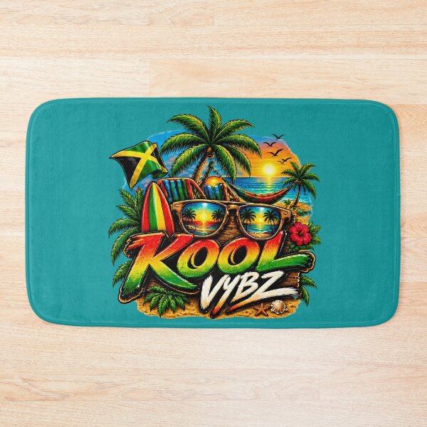 Item preview, Jamaican Sunset Beach Kool Vybz Tropical Island Art designed and sold by digitalbob60.