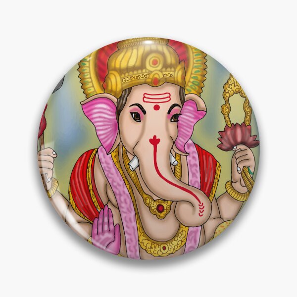 Item preview, Ganesha Digital Drawing | Hindu Elephant God Spiritual Artwork  Description designed and sold by Harshit_Digital_Arts.