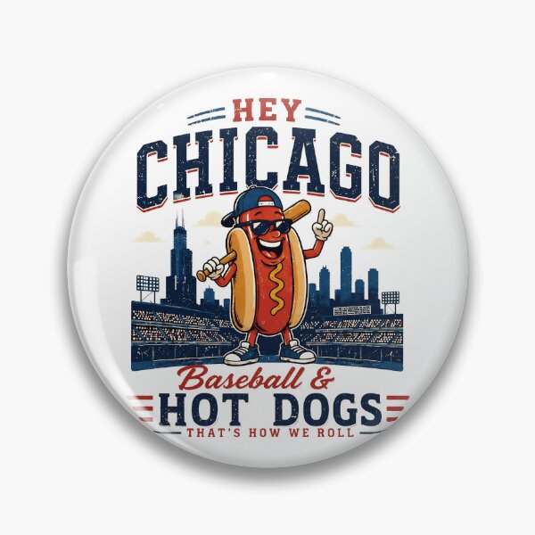 Item preview, Chicago Baseball Hot Dogs Retro Vibe Tee designed and sold by TarwaterUri.