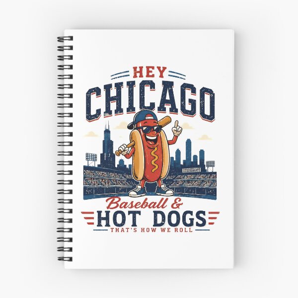 Item preview, Chicago Baseball Hot Dogs Retro Vibe Tee designed and sold by TarwaterUri.