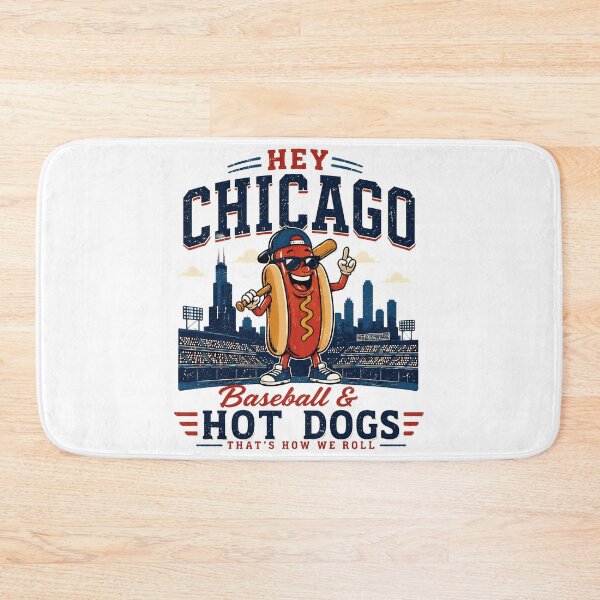 Item preview, Chicago Baseball Hot Dogs Retro Vibe Tee designed and sold by TarwaterUri.