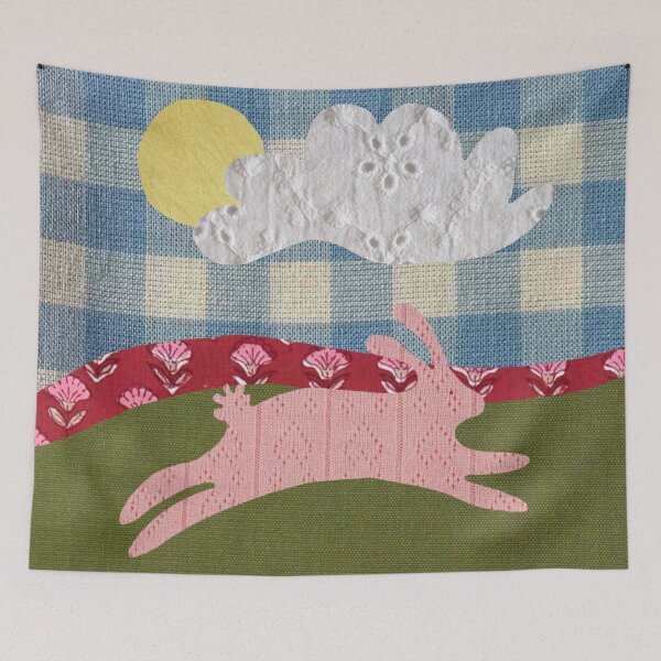 Item preview, Jumping bunny designed and sold by ladybugdaisy.