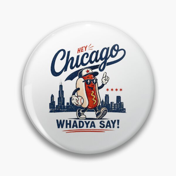 Item preview, Retro Chicago Hot Dog Skyline Tee designed and sold by SariahSteng.