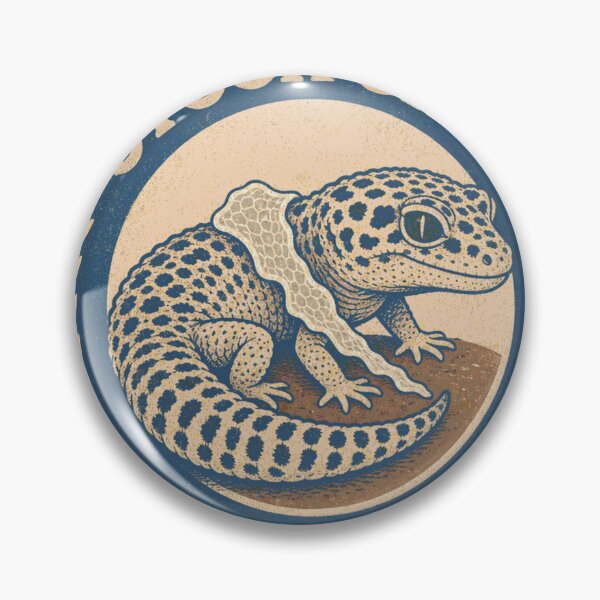 Item preview, Stuck Shed Support Group Leopard Gecko Emblem designed and sold by BoosterShop.