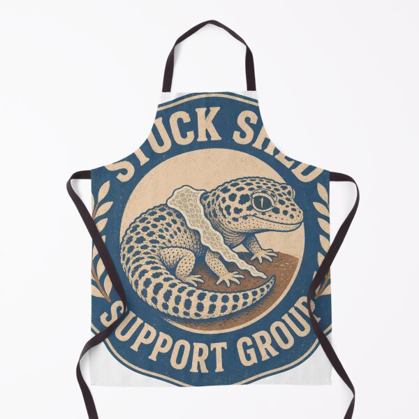 Item preview, Stuck Shed Support Group Leopard Gecko Emblem designed and sold by BoosterShop.
