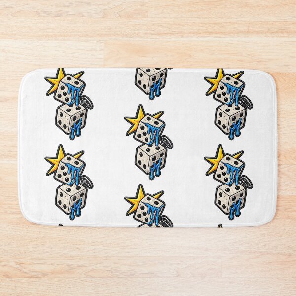 Item preview, Melting Dice – Lucky Dice Retro Tattoo Art designed and sold by Abidel.