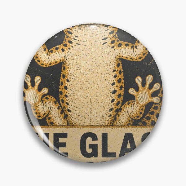 Item preview, The Glass Is Not A Door Glass Surfing Gecko designed and sold by BoosterShop.