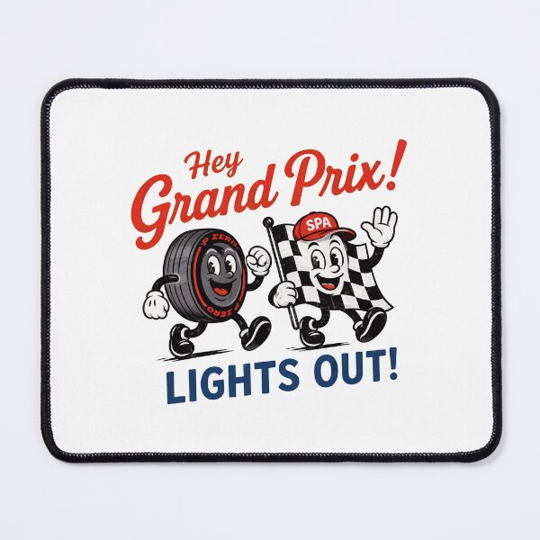 Item preview, Retro Racing Fun Cartoon designed and sold by TarwaterUri.