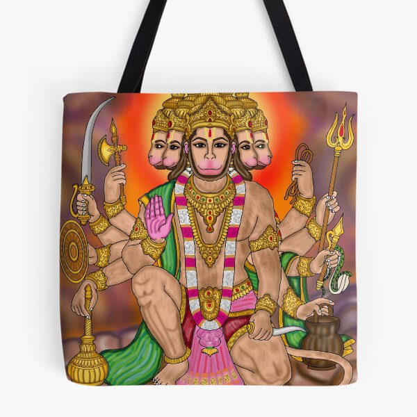 Item preview, Hanuman Digital Drawing | Hindu God Spiritual Artwork & Illustration designed and sold by Harshit_Digital_Arts.