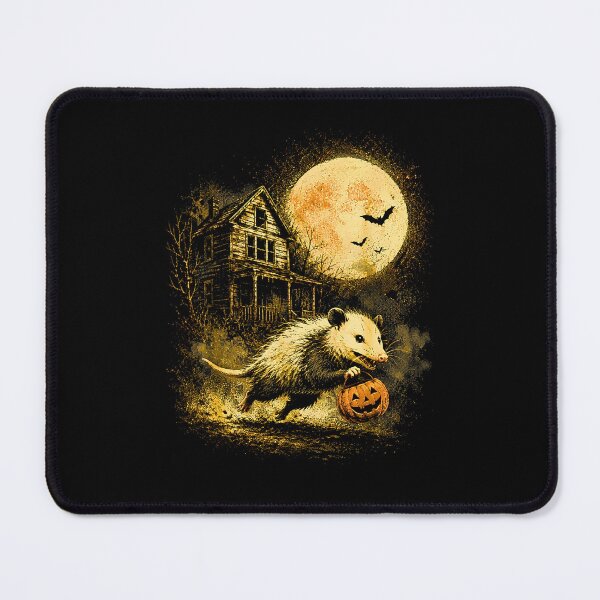 Item preview, Vintage Opossum Halloween Funny Possum Pumpkin Spooky Moon  designed and sold by Byhergawaa.