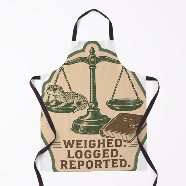 Artikelvorschau, Weighed Logged Reported Leopardgecko Gewicht entworfen und verkauft von BoosterShop.