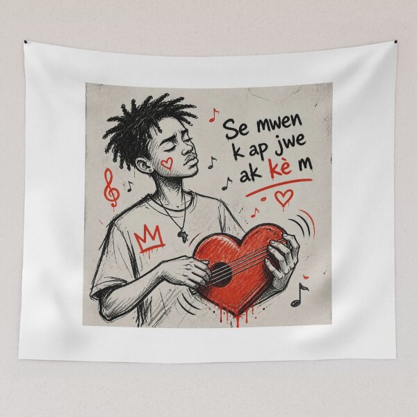 Item preview, Se Mwen K Ap Jwe designed and sold by Lespribos .