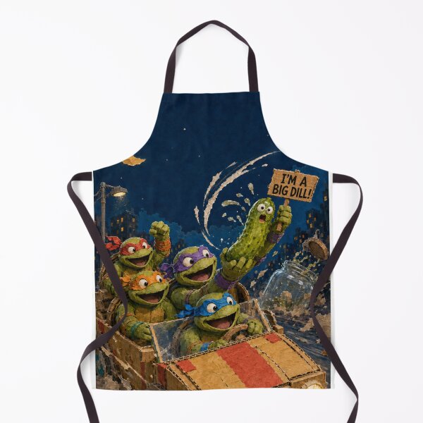 Item preview, The Last Pickle Turtle Rescue – Whimsical Fantasy Vehicle Art 2 designed and sold by Mirgonhood.