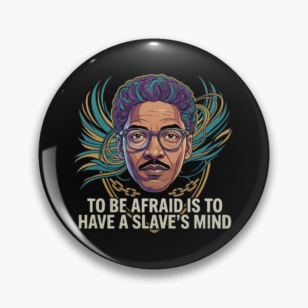 Item preview, To Be Afraid Is To Have A Slave's Mind - Civil Rights Quote designed and sold by InspiredBrush20.