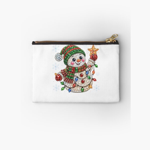 Item preview, Rhinestone Snowman Christmas Lights Gold Star Glam Winter designed and sold by DYAFLK.