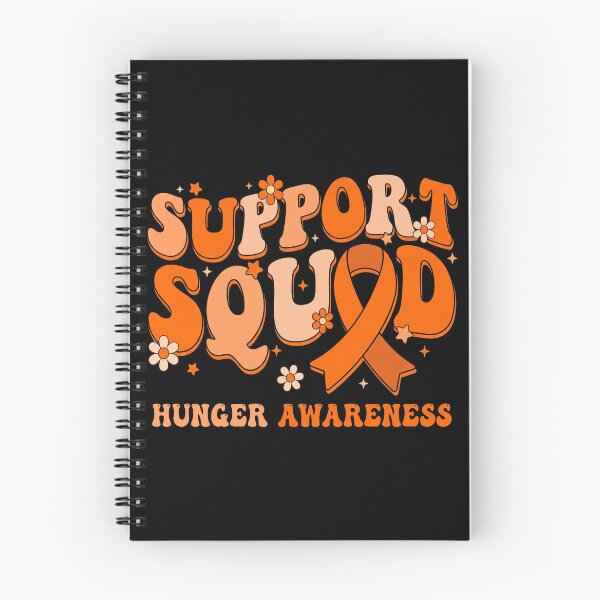 Item preview, Support Squad Hunger Awareness Retro Groovy Orange Ribbon designed and sold by MizoX7.