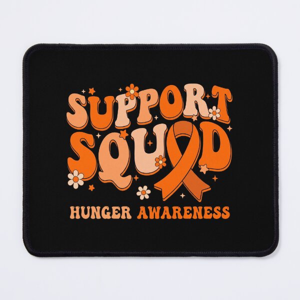Item preview, Support Squad Hunger Awareness Retro Groovy Orange Ribbon designed and sold by MizoX7.