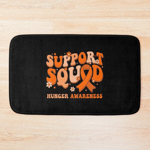 Item preview, Support Squad Hunger Awareness Retro Groovy Orange Ribbon designed and sold by MizoX7.