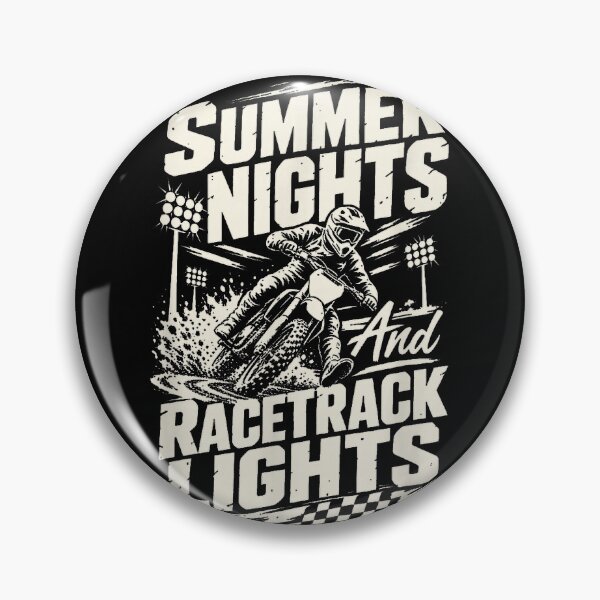 Item preview, Summer Nights And Racetrack Lights Motocross Racing designed and sold by marry treasures.