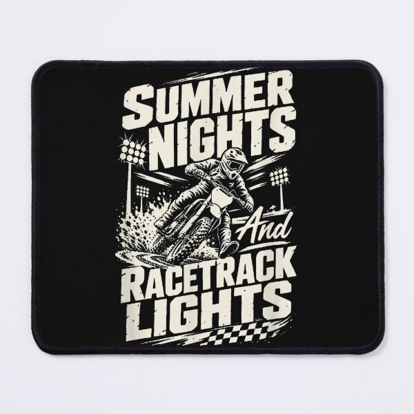 Item preview, Summer Nights And Racetrack Lights Motocross Racing designed and sold by marry treasures.
