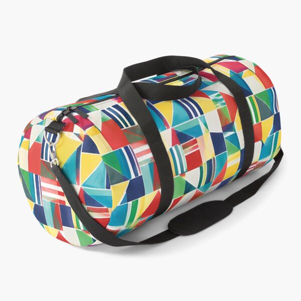 Item preview, Vibrant Geometric Mosaic Pixel Pattern Design designed and sold by zenjiinspired.