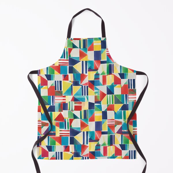 Item preview, Vibrant Geometric Mosaic Pixel Pattern Design designed and sold by zenjiinspired.