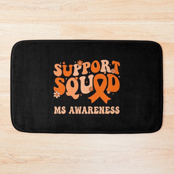 Item preview, Support Squad MS Awareness Retro Groovy Orange Ribbon designed and sold by MizoX7.