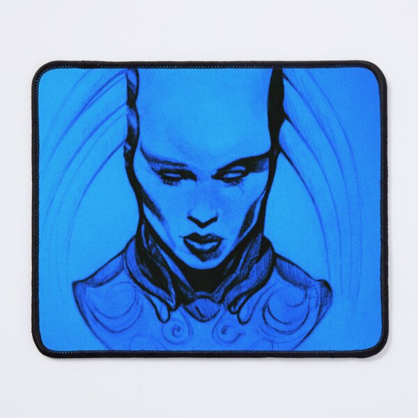 Item preview, Fifth Element Diva Plavalaguna Charcoal Art designed and sold by Studio LaClair.