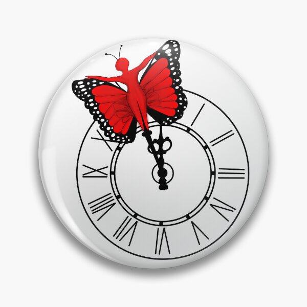 Item preview, Butterfly clock designed and sold by MARYA.ART.