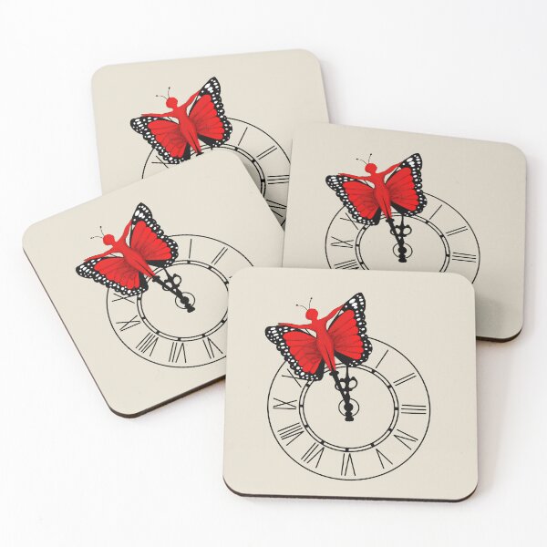 Item preview, Butterfly clock designed and sold by MARYA.ART.