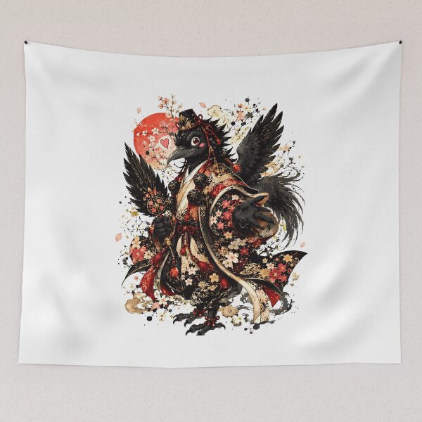 Item preview, Mythical Bird in Traditional Japanese Attire designed and sold by SacramedUr.