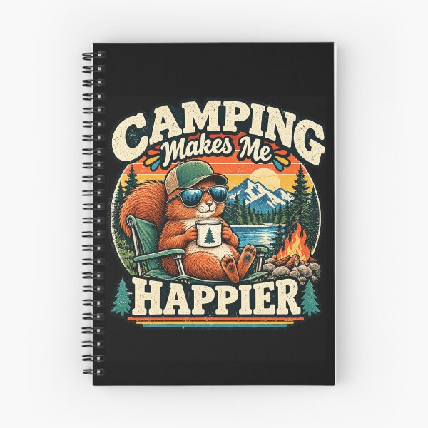 Item preview, Funny Retro Camping Squirrel Vintage Outdoor Adventure designed and sold by MagicSD Designs.