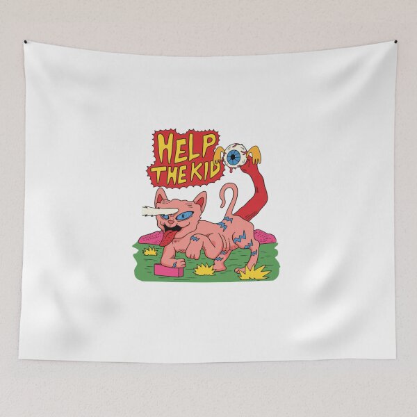Item preview, Help the Kid – Mutant Cat designed and sold by CochraneCo.