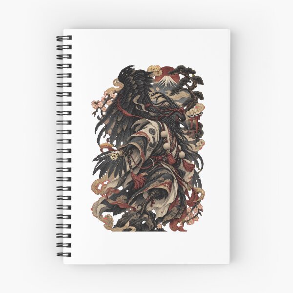 Item preview, Japanese Folklore Bird Warrior Art designed and sold by ArethaPieph.
