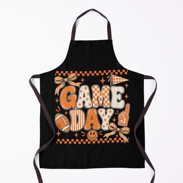 Item preview, Preppy Game Day Football Girly Bow Team Spirit Girls Orange   designed and sold by RebeltouilleArt.