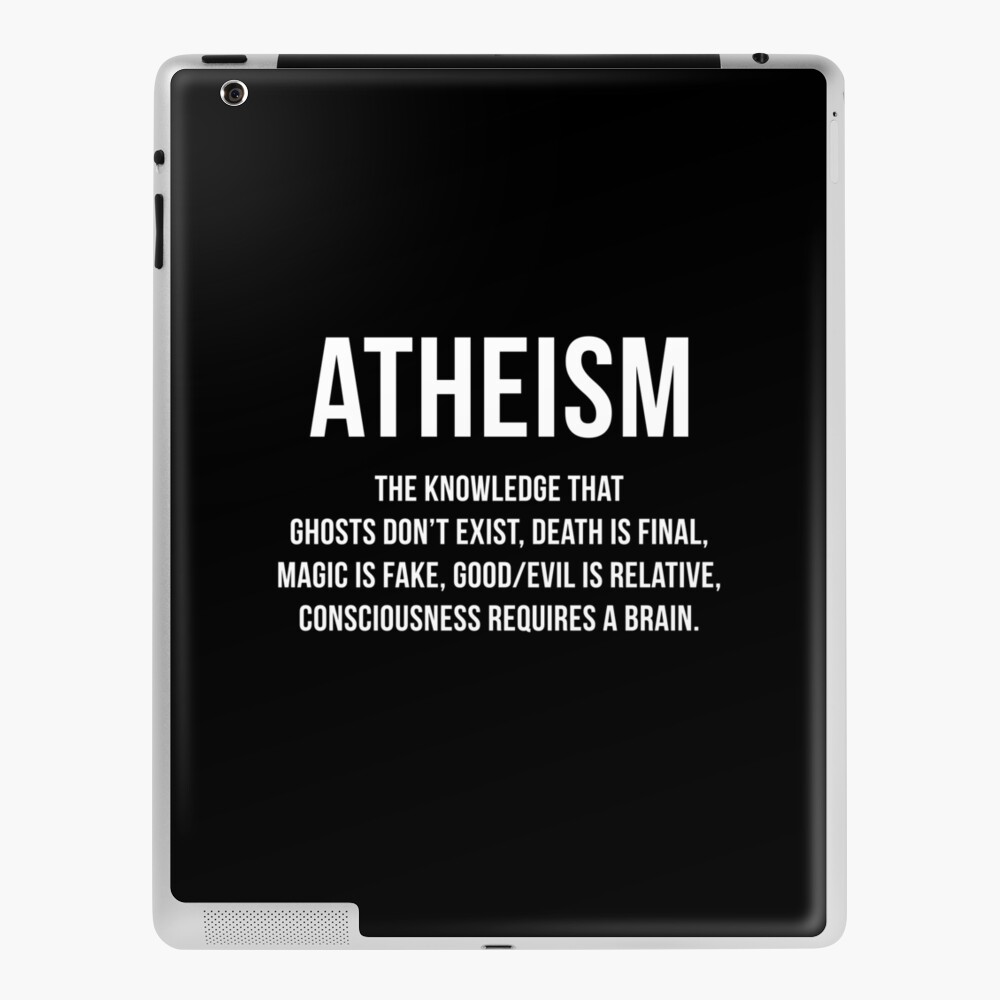 Coque Et Skin Adhesive Ipad Atheisme Citation Drole Definition Anti Religion Cadeau Athee Par Pugswagclothing Redbubble