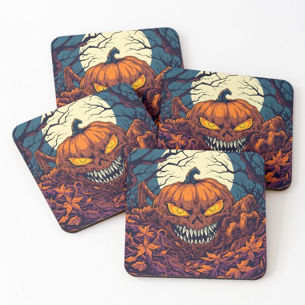 Item preview, Terrifying Jack O'Lantern Monster in Forest - Spooky Halloween Design designed and sold by VibranPalette.