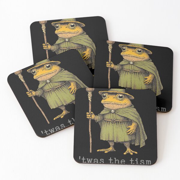 Item preview, Funny Wizard Frog Autism Witch Humor Fantasy designed and sold by cruddenstroud23.