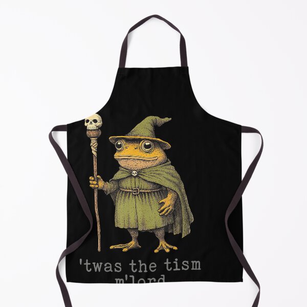 Item preview, Funny Wizard Frog Autism Witch Humor Fantasy designed and sold by cruddenstroud23.