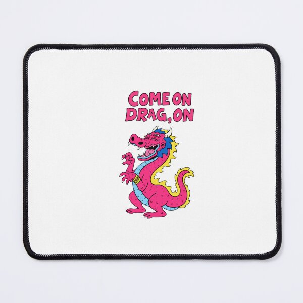 Item preview, Come On Drag On – Funny Pink Dragon designed and sold by CochraneCo.