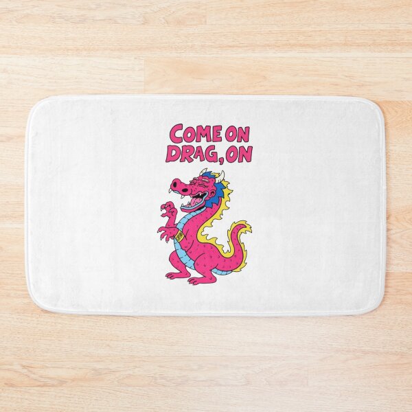 Item preview, Come On Drag On – Funny Pink Dragon designed and sold by CochraneCo.