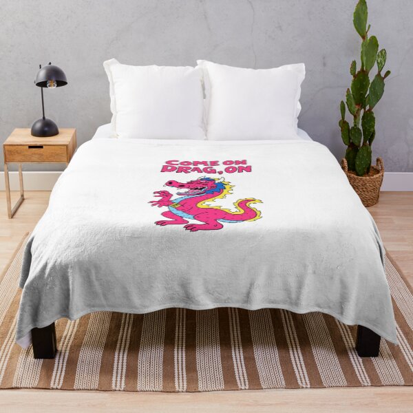 Item preview, Come On Drag On – Funny Pink Dragon designed and sold by CochraneCo.