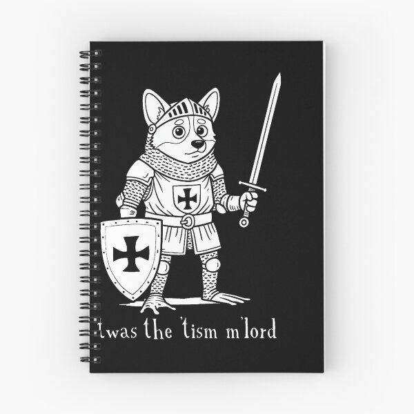 Item preview, Funny Corgi Knight Tism Medieval Gen Z Meme designed and sold by jerrimisty889.