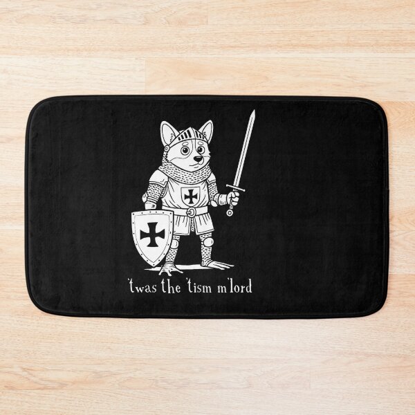 Item preview, Funny Corgi Knight Tism Medieval Gen Z Meme designed and sold by jerrimisty889.